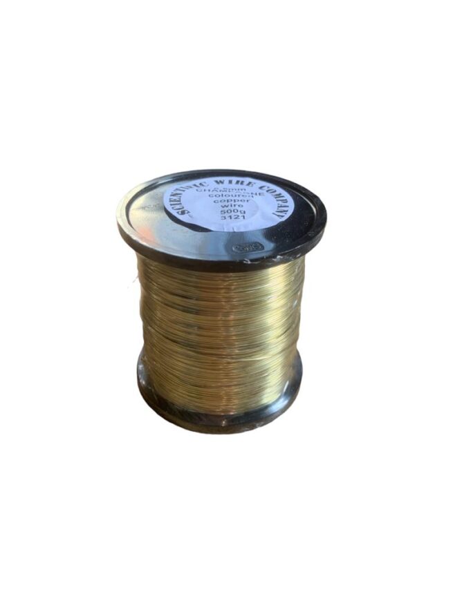 500g Supa Champagne koperdraad ±286 meter 0,5mm